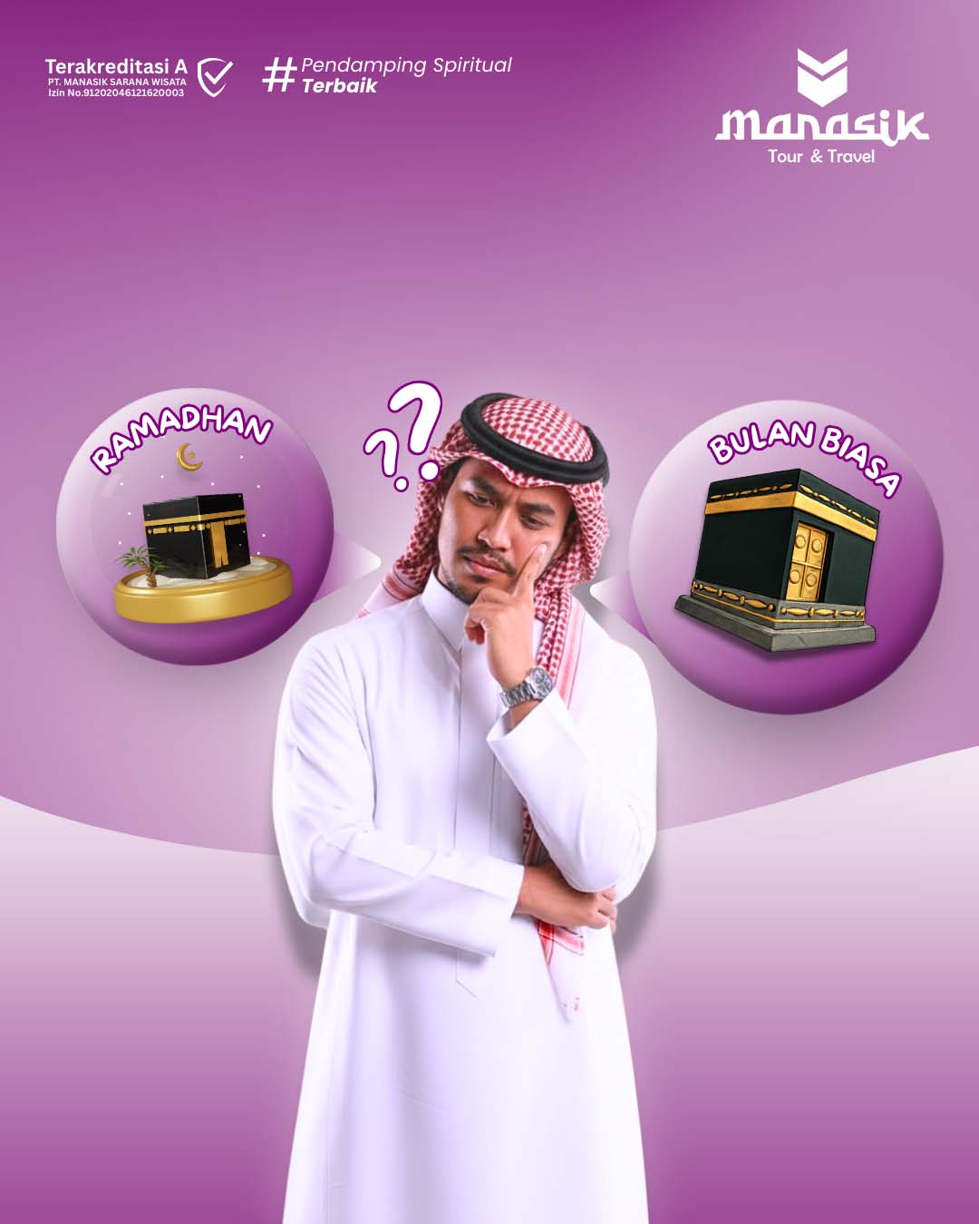 Bandingkan biaya umroh Ramadhan dan bulan biasa. Ketahui alasan harga naik, kelebihan tiap waktu, dan tips memilih waktu umroh paling tepat.