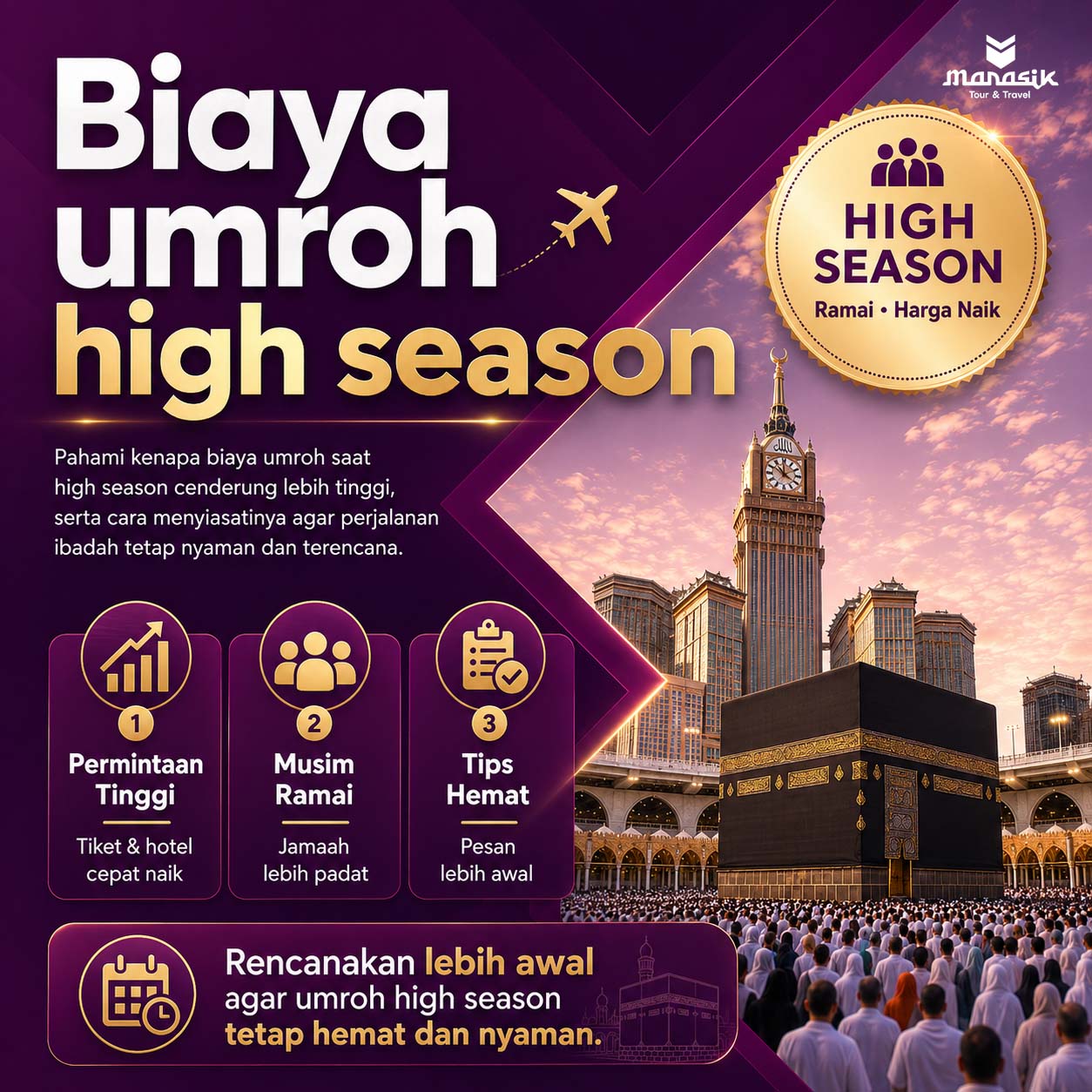 Biaya umroh high season