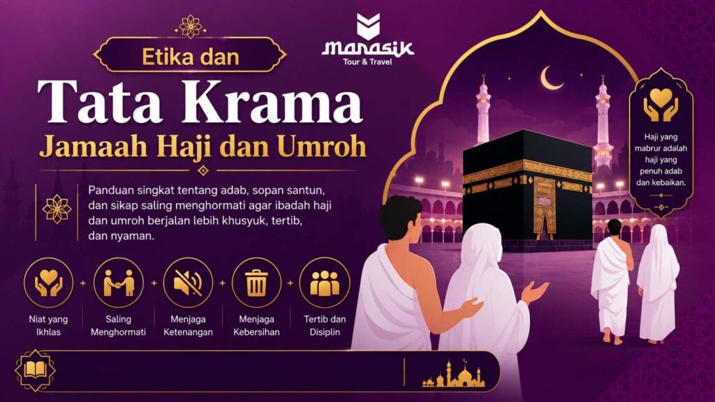 Etika dan tata krama jamaah haji dan umroh di Tanah Suci