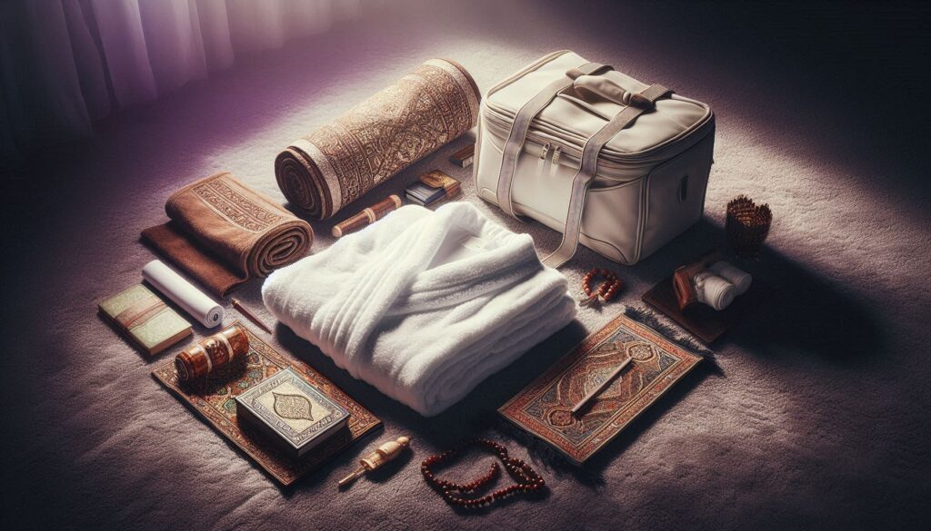 Daftar perlengkapan Haji dan Umroh lengkap, mulai dokumen, pakaian, perlengkapan ibadah, obat, hingga tips agar tidak berlebihan.