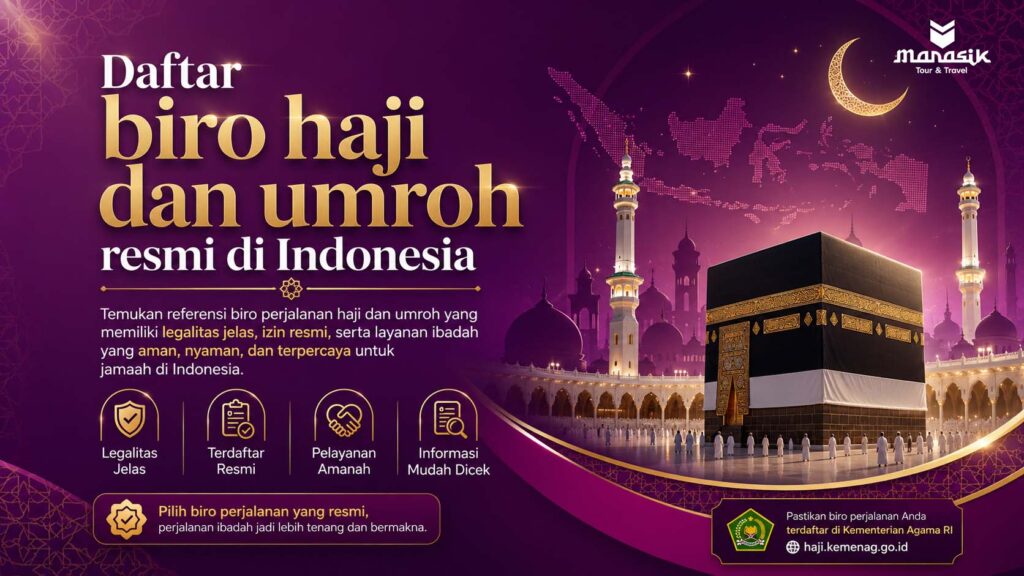 Daftar biro haji dan umroh resmi di Indonesia