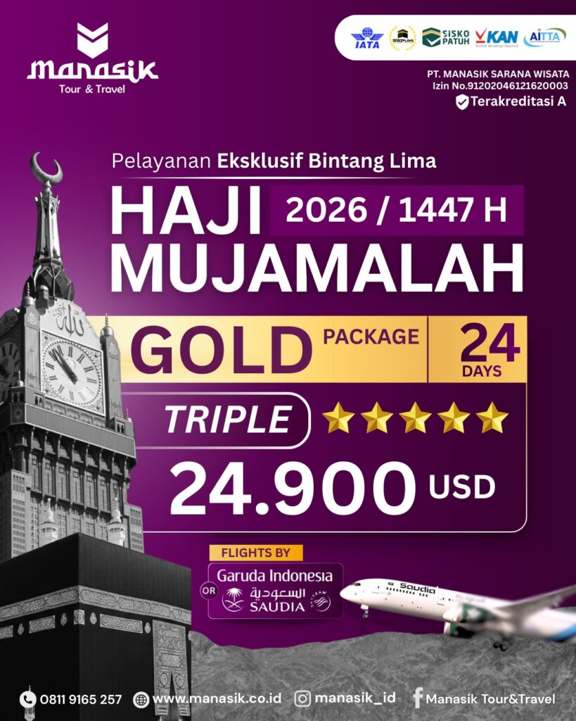 Paket Gold Haji Mujamalah Triple