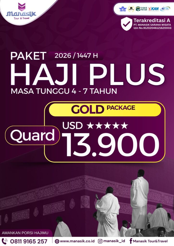 Paket Gold Haji Plus Quad