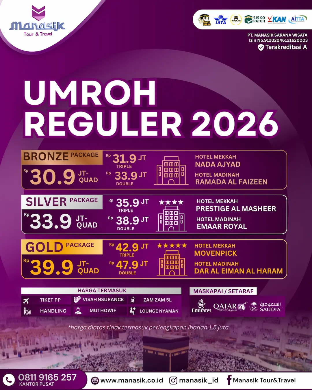 Brosur Umroh Reguler 2026