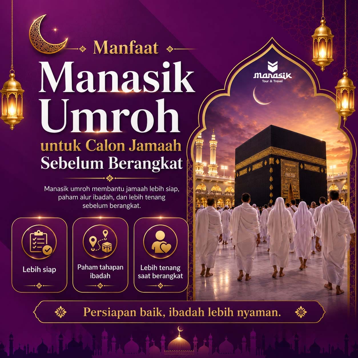 Ketahui manfaat manasik umroh untuk calon jamaah