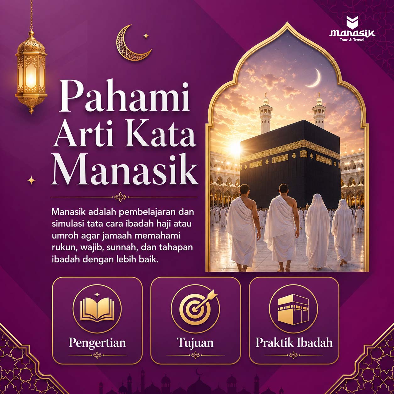 Pahami arti kata manasik