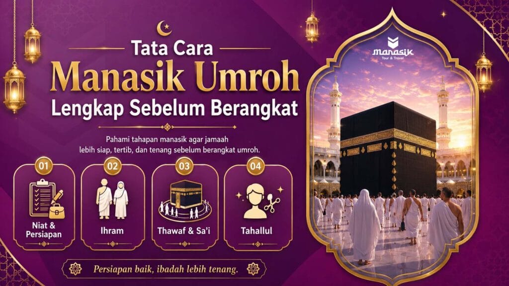 Tata Cara Manasik Umroh Lengkap Sebelum Berangkat