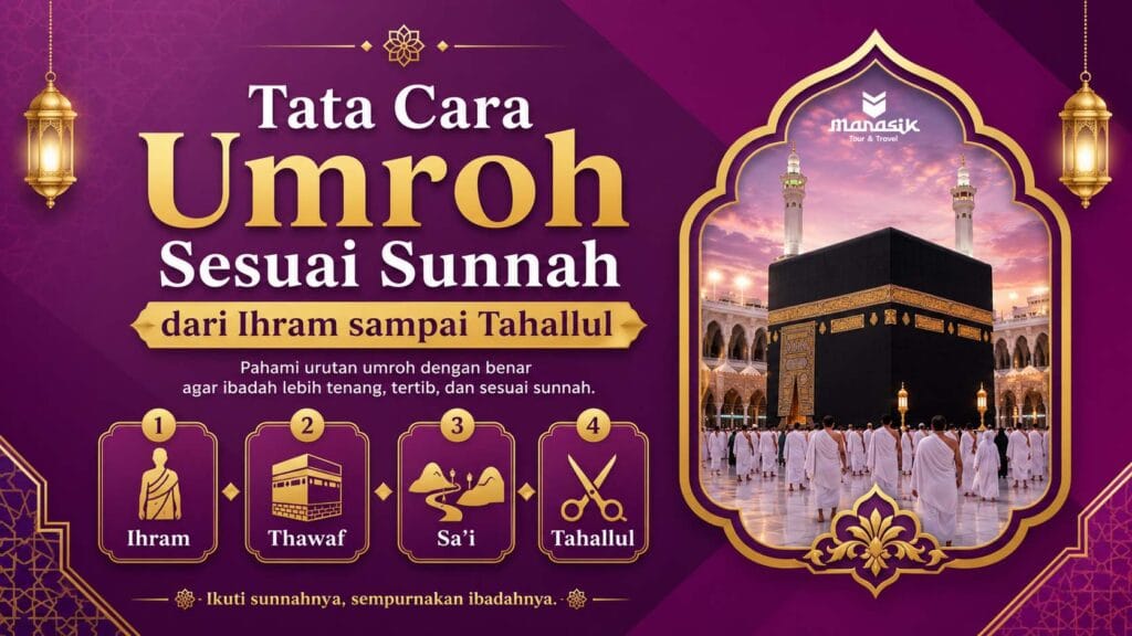 Tata Cara Umroh Sesuai Sunnah dari Ihram sampai Tahallul