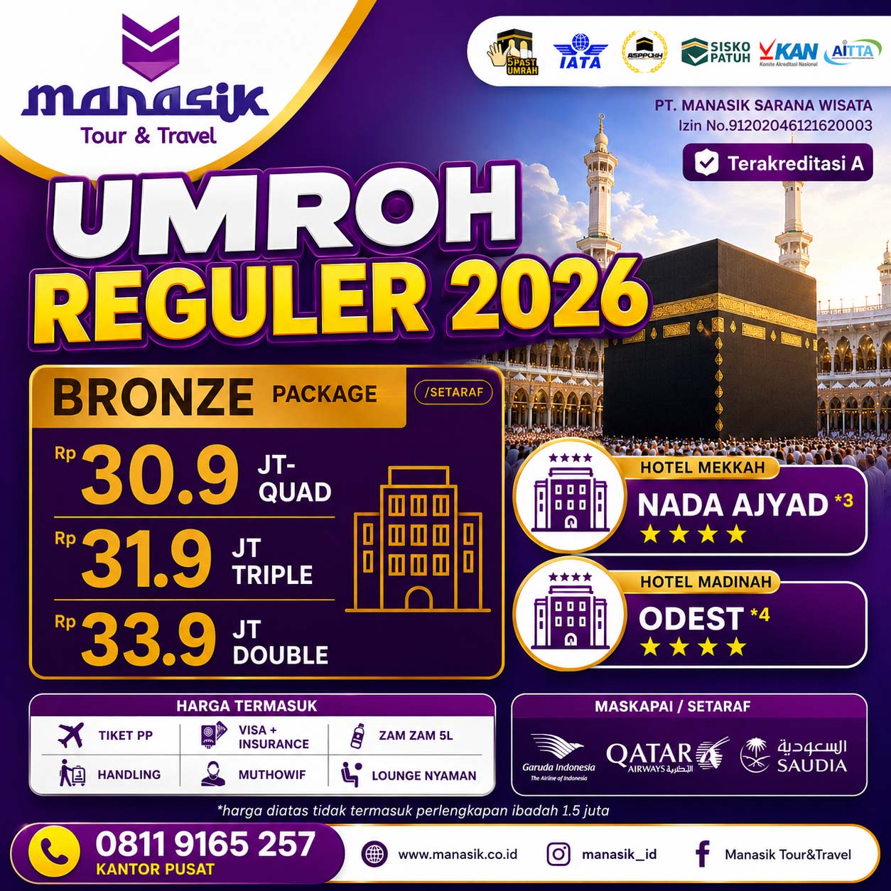Paket Umrah Bronze