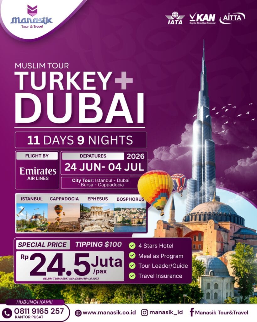 paket tour turki plus dubai