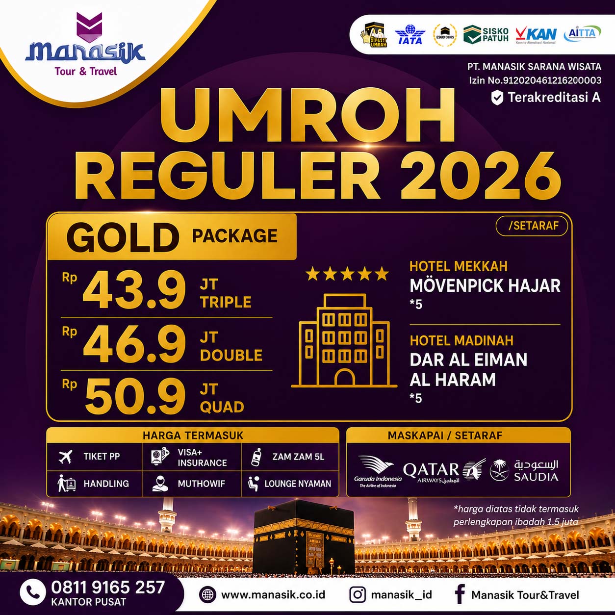 Paket Umroh Gold