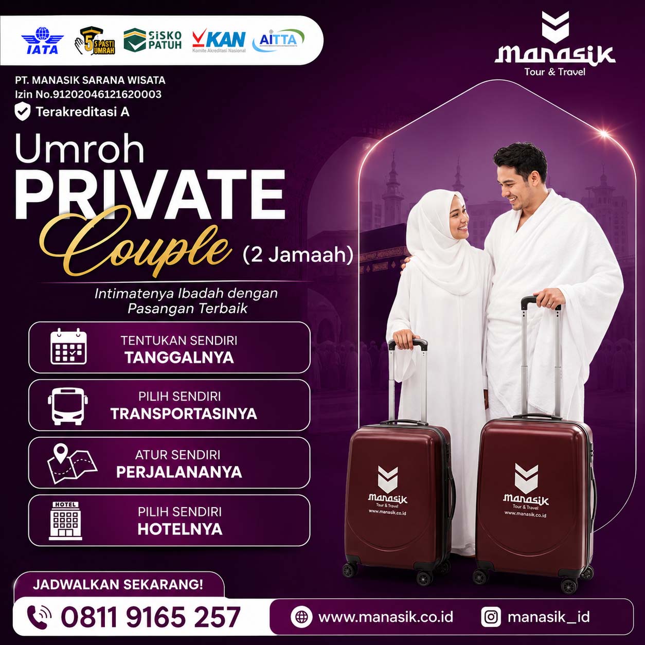 Paket Umrah Private Couple