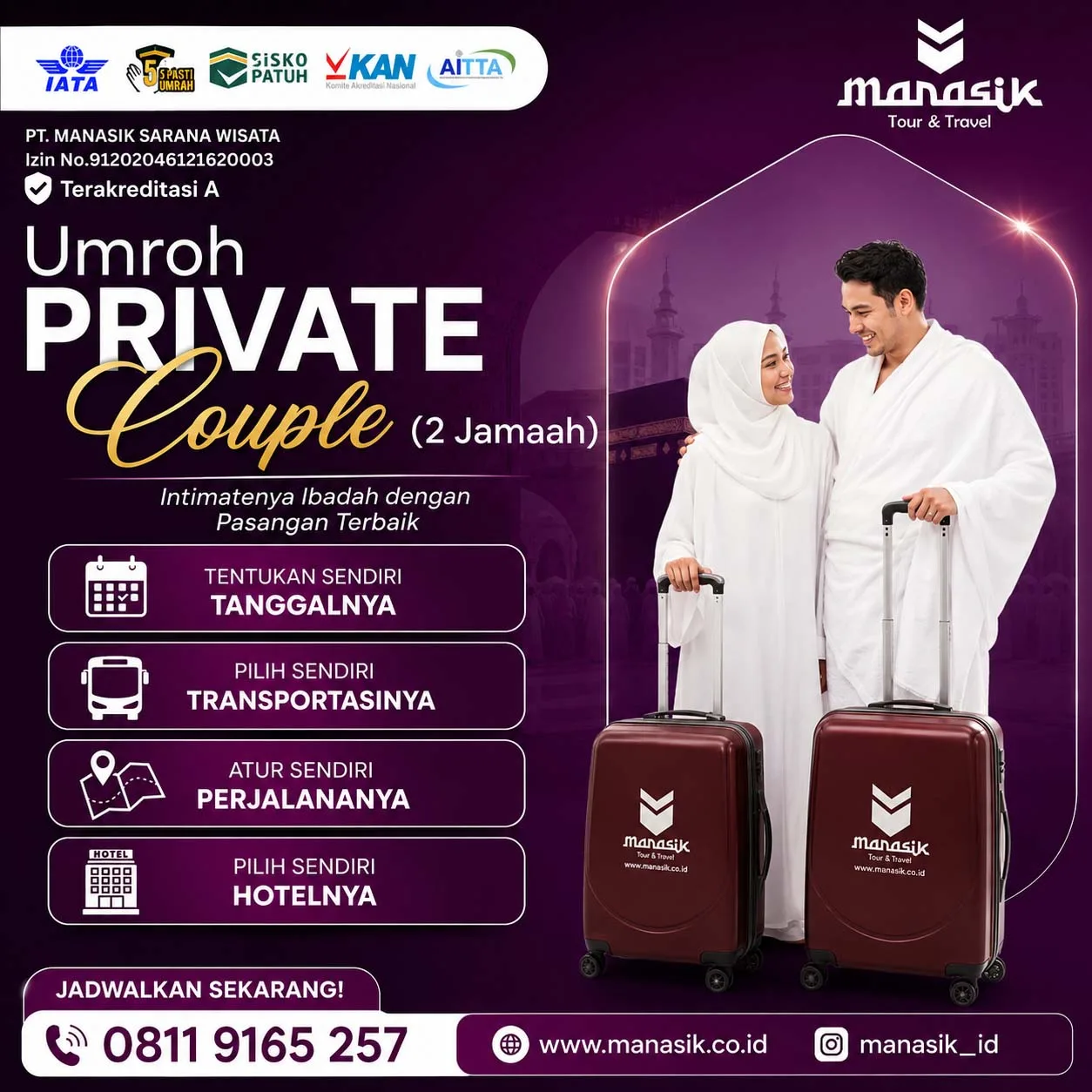Umroh Private Couple Manasik Tour Travel