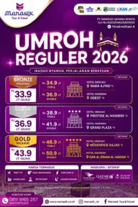 Paket Umroh Reguler Manasik Tour 2026