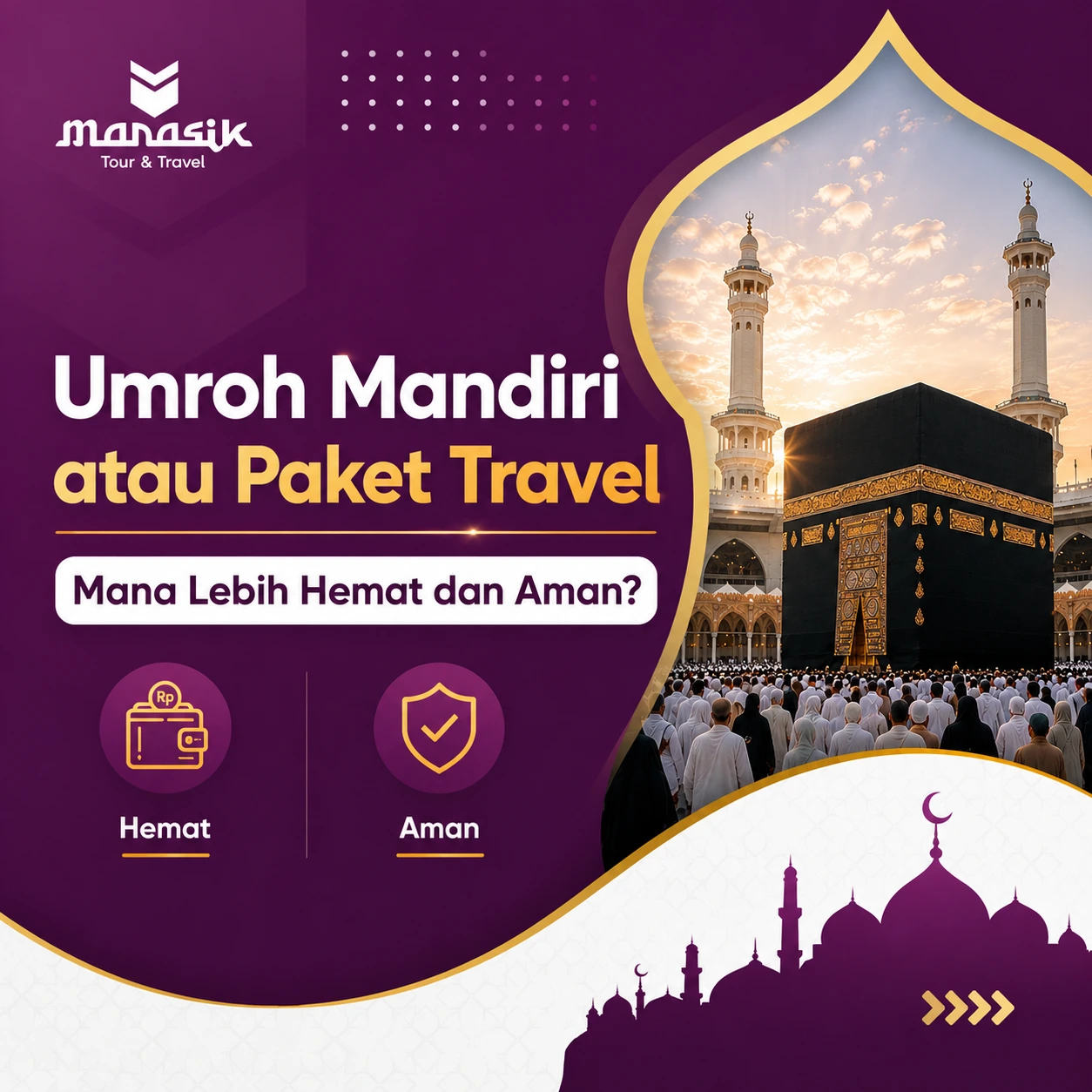 biaya umroh sendiri tanpa travel