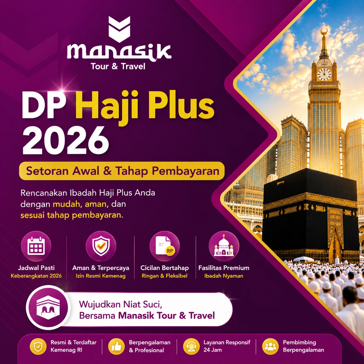 Konsultasi DP Haji Plus 2026 dan tahapan pembayaran